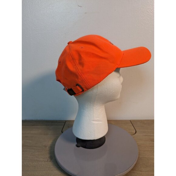 LL Bean 1912 Hunting Adjustable Pathfinder Hat Outdoor Neon Orange Embroidered - Picture 5 of 8